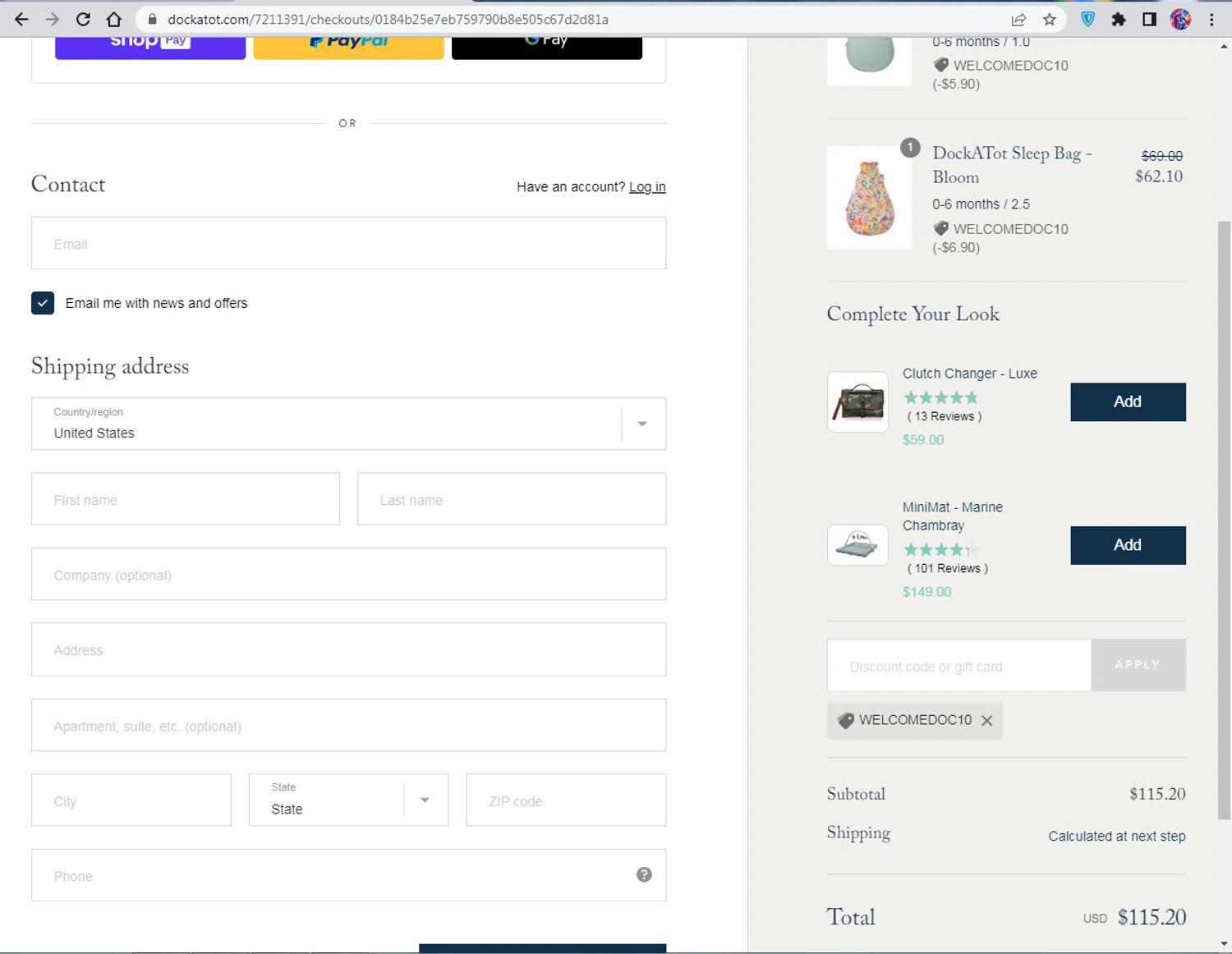 How to apply DockATot coupon code