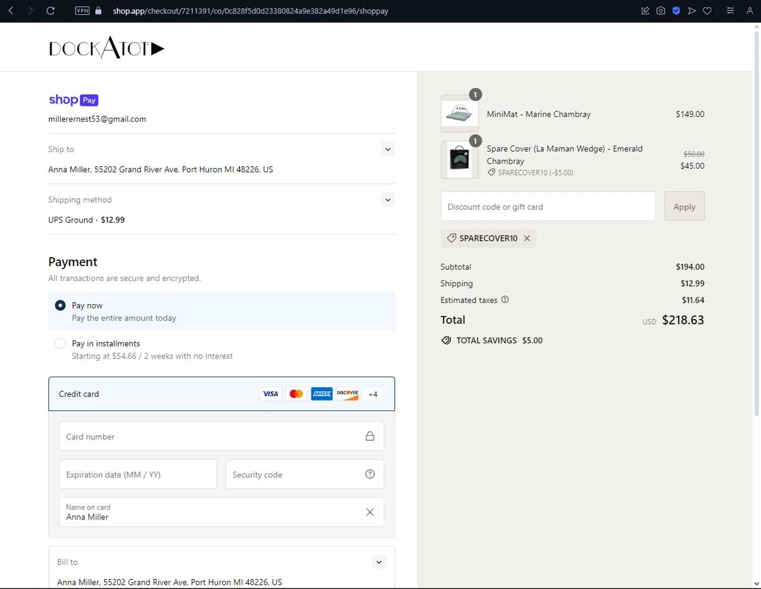 How to apply DockATot coupon code